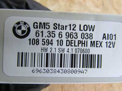 BMW Basic Body Control Module Unit 61356963038 2003-2008 E85 E86 Z44